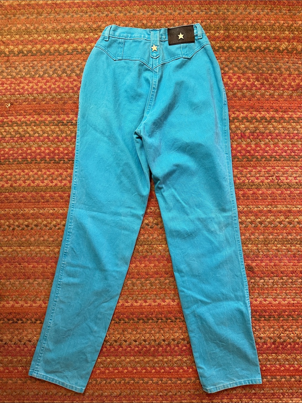VTG ROPER BLUE STAR CONCHO HIGH RISE WESTERN JEANS - Picture 6 of 6